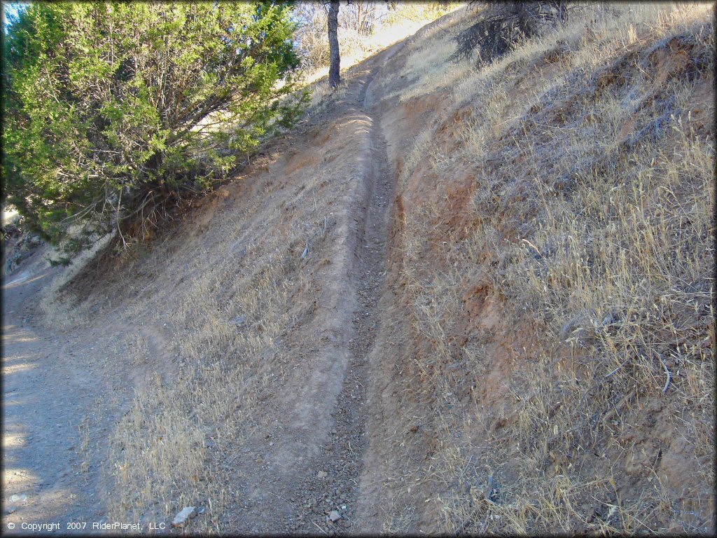 Terrain example at Frank Raines OHV Park Trail
