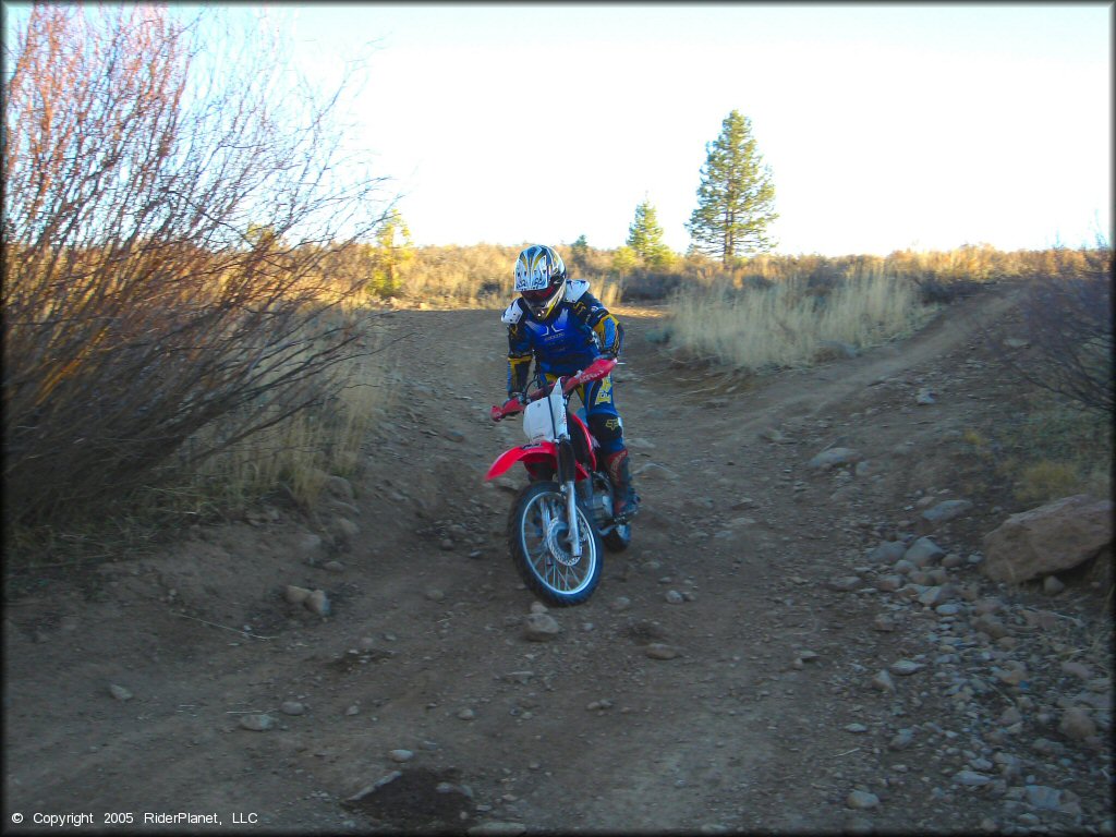 Honda CRF Dirt Bike at Prosser Pits Track