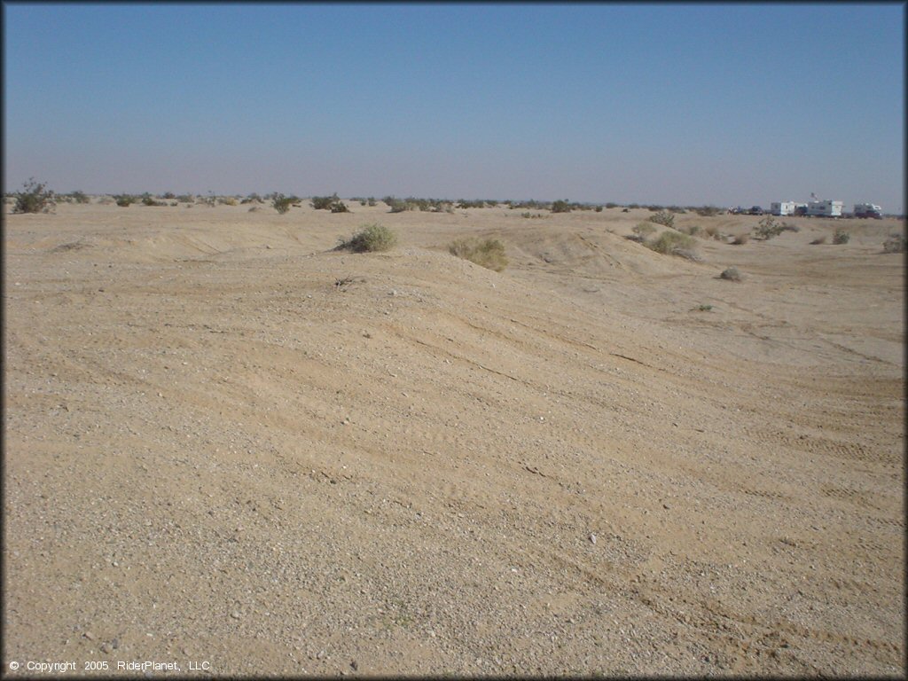 Example of terrain at Plaster City Riding Area