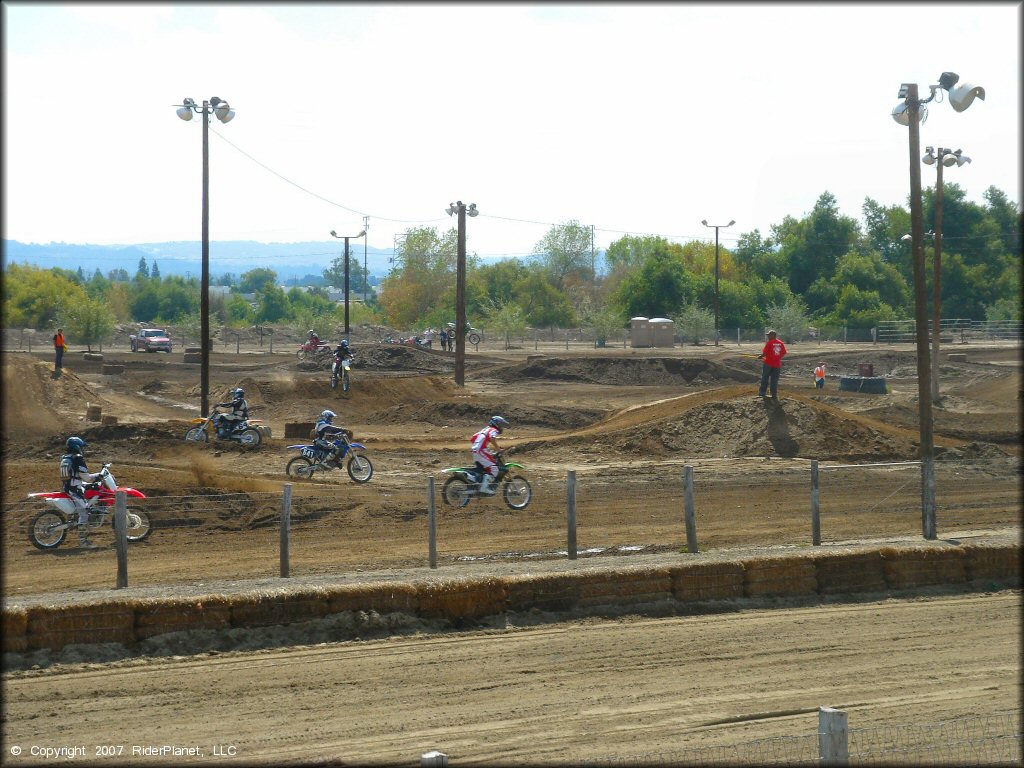 Honda CRF Dirtbike at Milestone Ranch MX Park Track