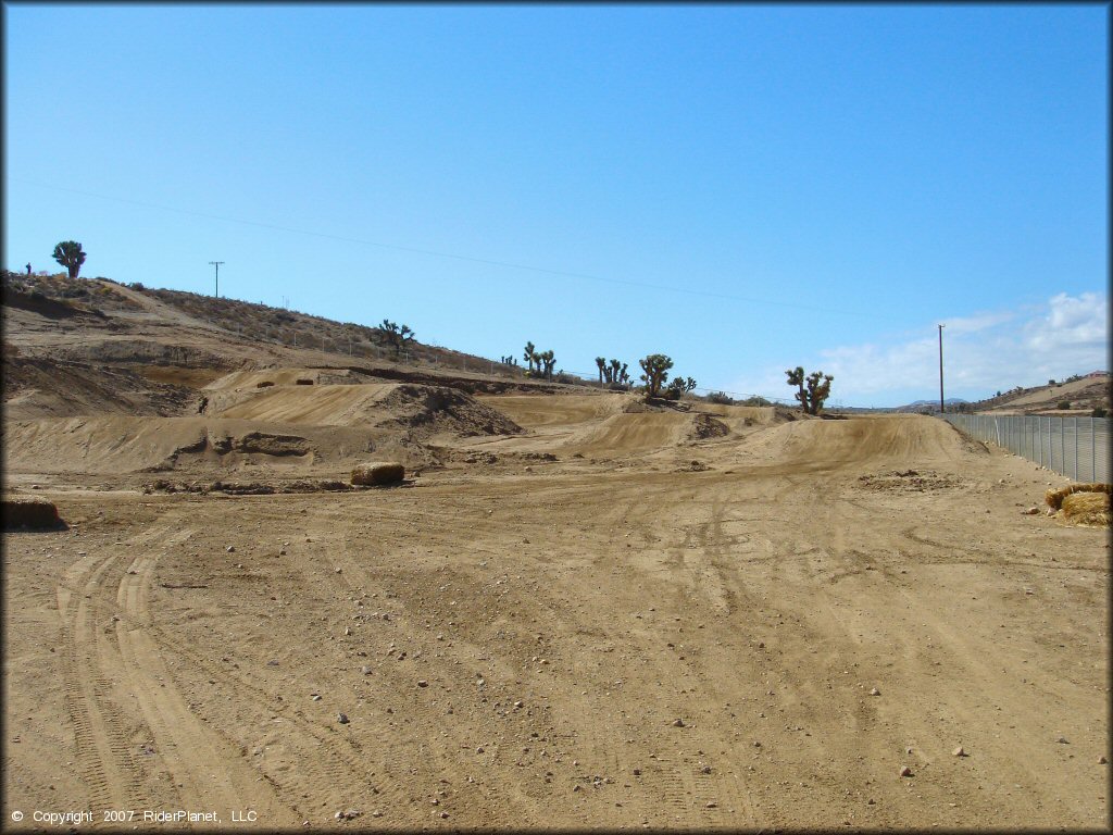 Example of terrain at Competitive Edge MX Park Track