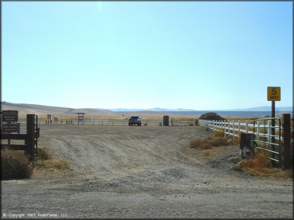 RV Trailer Staging Area and Camping at Jasper Sears OHV Area Trail