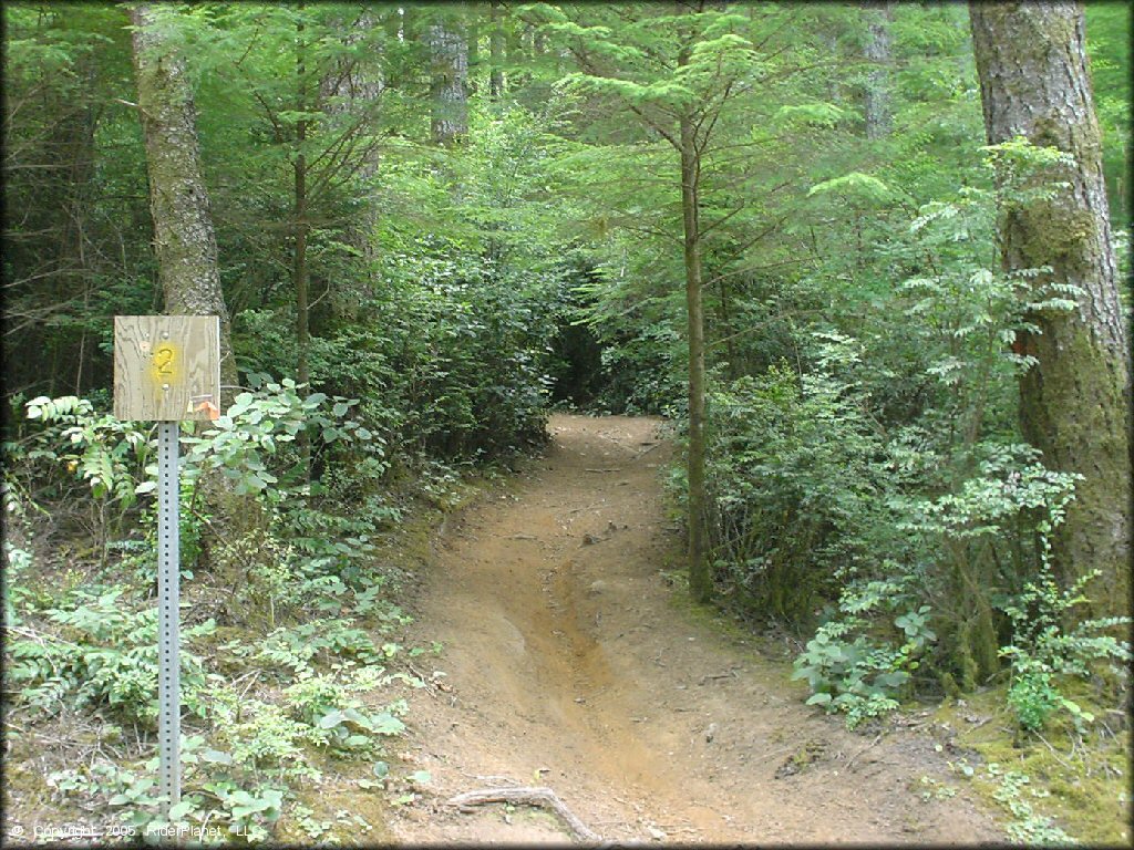 Example of terrain at Winchester Trails