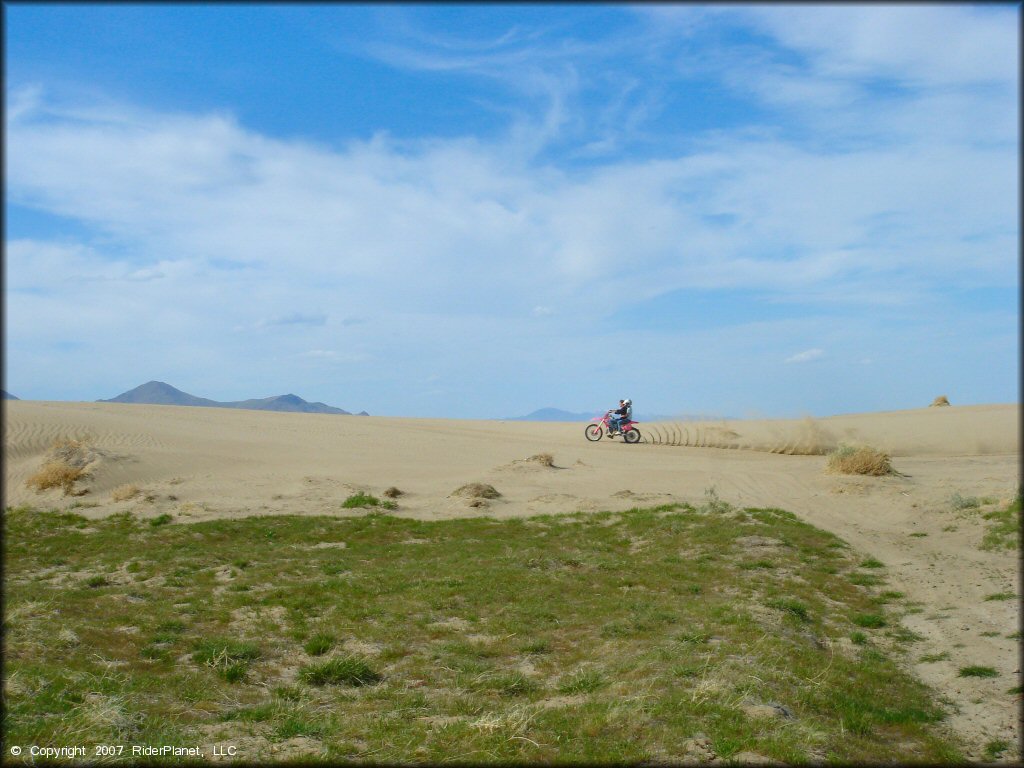 Honda CRF Off-Road Bike at Winnemucca Sand Dunes OHV Area