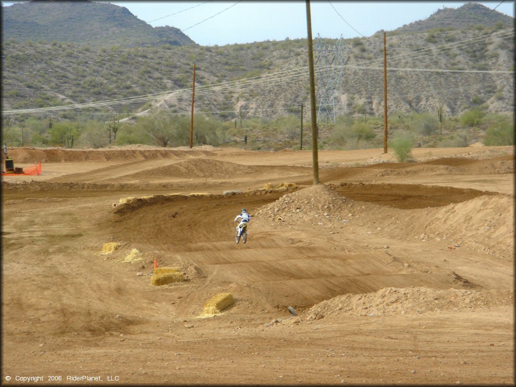 Off-Road Bike at Canyon Motocross OHV Area