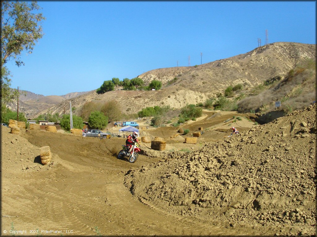 Honda CRF Dirt Bike at MX-126 Track