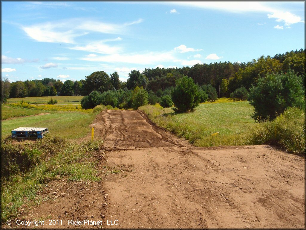 Example of terrain at Thornwood MX Track