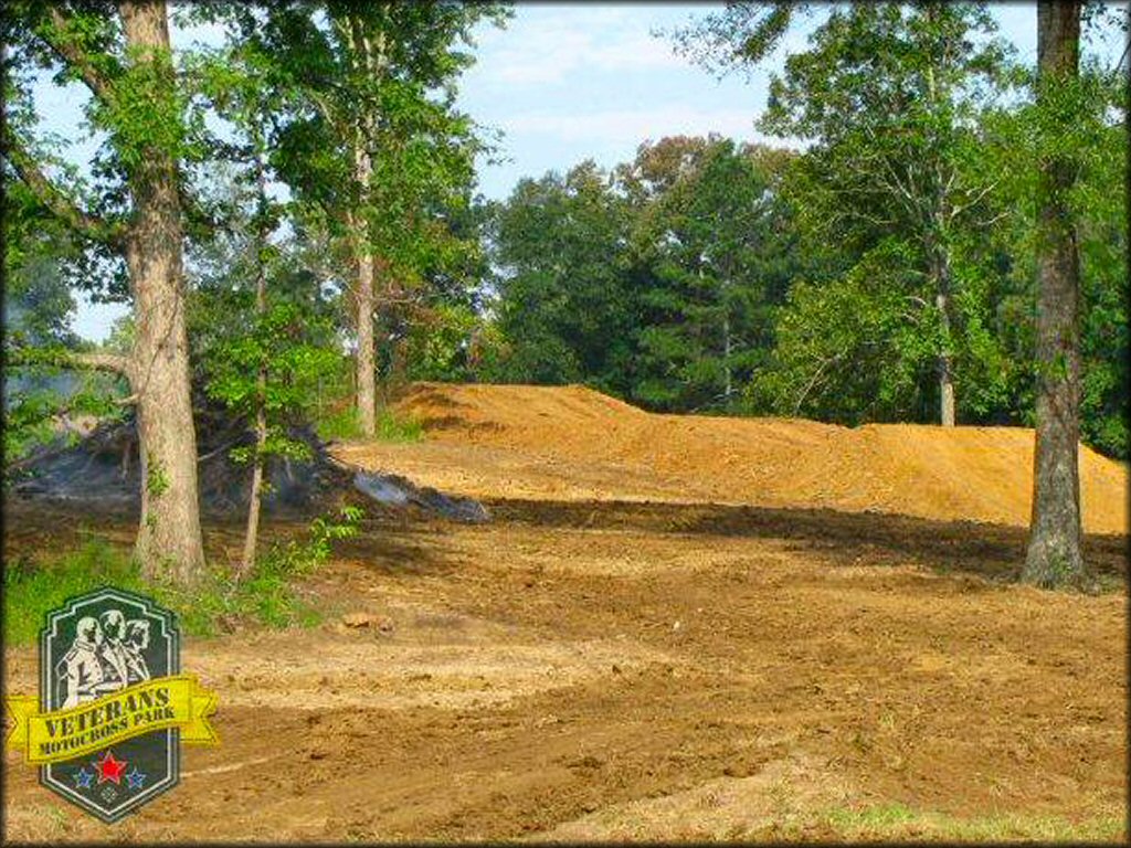 Example of terrain at Veterans Motocross Park Track