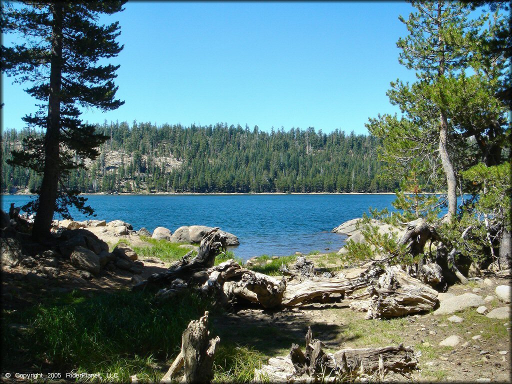 Scenic view at Lower Blue Lake Trail