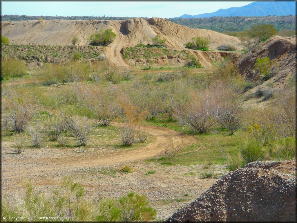 Example of terrain at Sun Valley Pit Trail