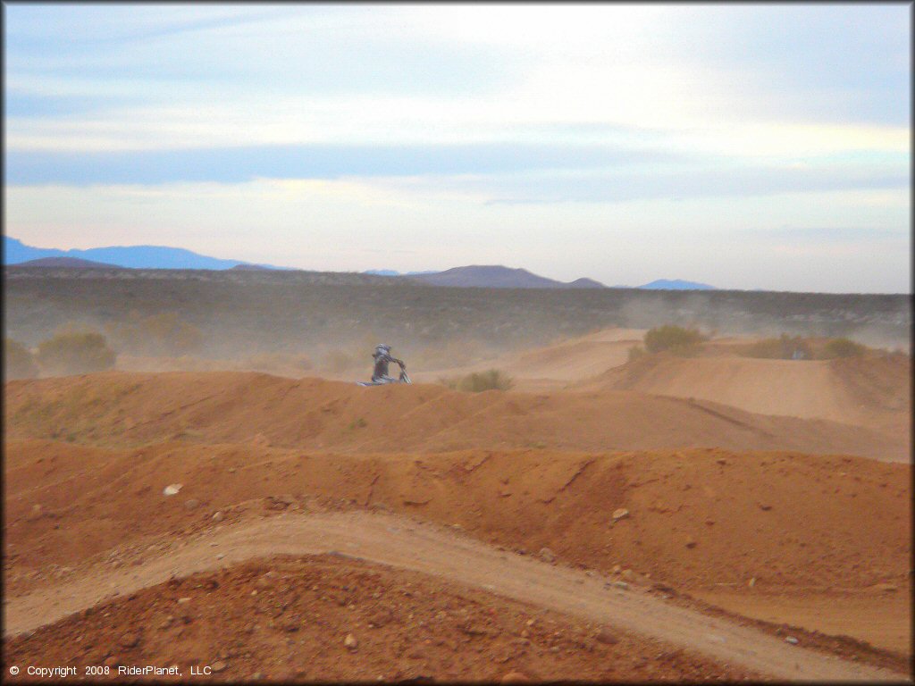 Motorcycle at Nomads MX Track OHV Area