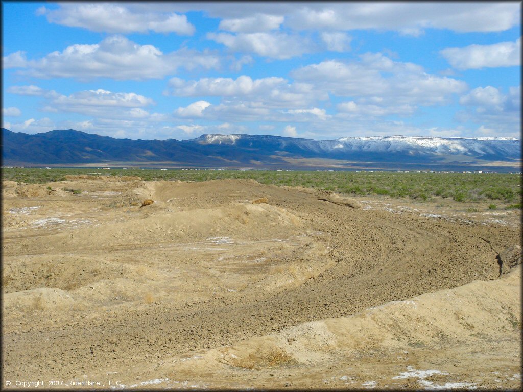 Scenery from Battle Mountain MX Track