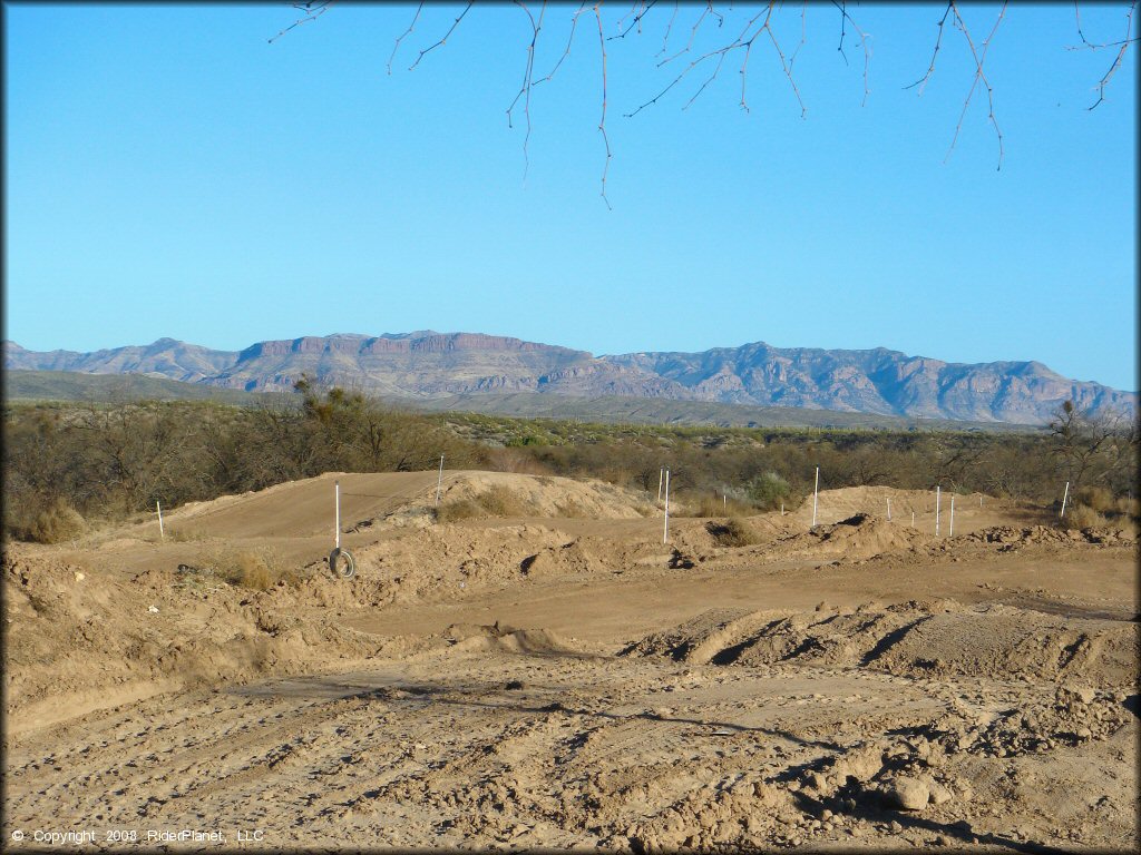 Scenic view of Mammoth MX Track