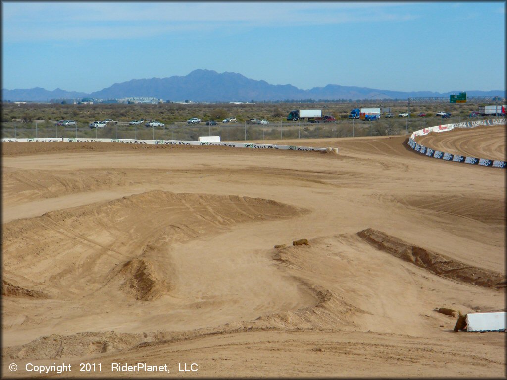 Example of terrain at Firebird Motocross Park Track