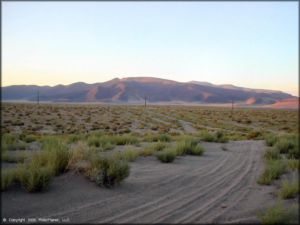 Terrain example at Fernley MX OHV Area