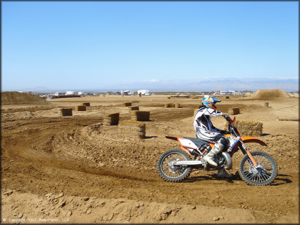 KTM Motorbike at Cal City MX Park OHV Area