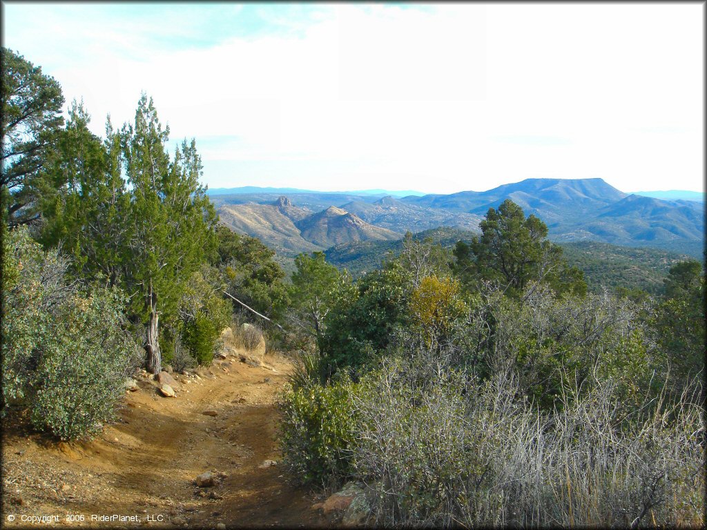 Scenery from Sheridan Mountain Smith Mesa OHV Trail System