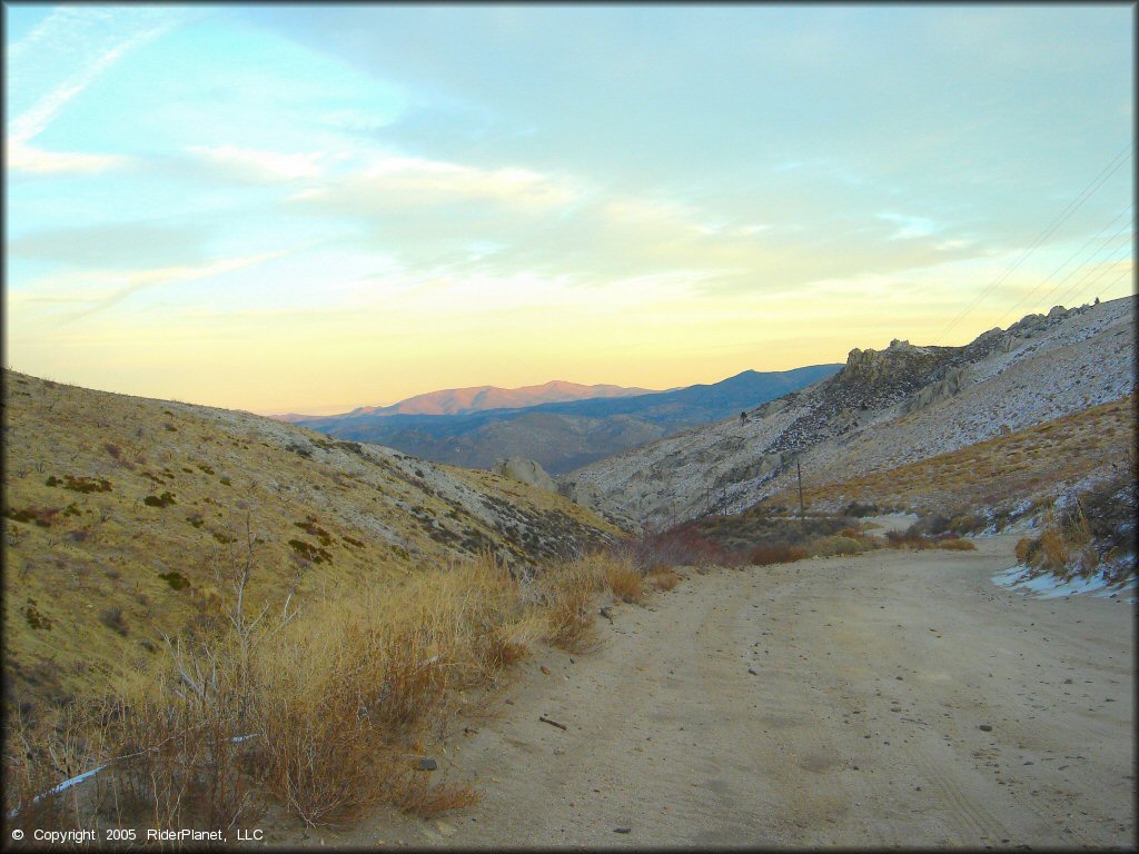 Example of terrain at King's & Voltaire Canyons Trail