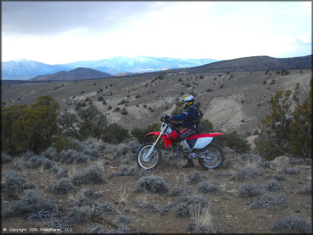 Honda CRF Off-Road Bike at Old Sheep Ranch Trail