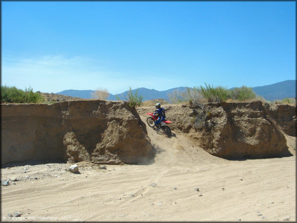 Honda CRF Dirt Bike at Hungry Valley SVRA OHV Area
