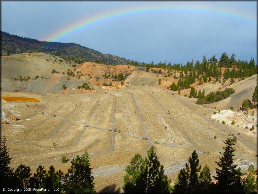 Scenic view at Leviathan Recreation Area Trail