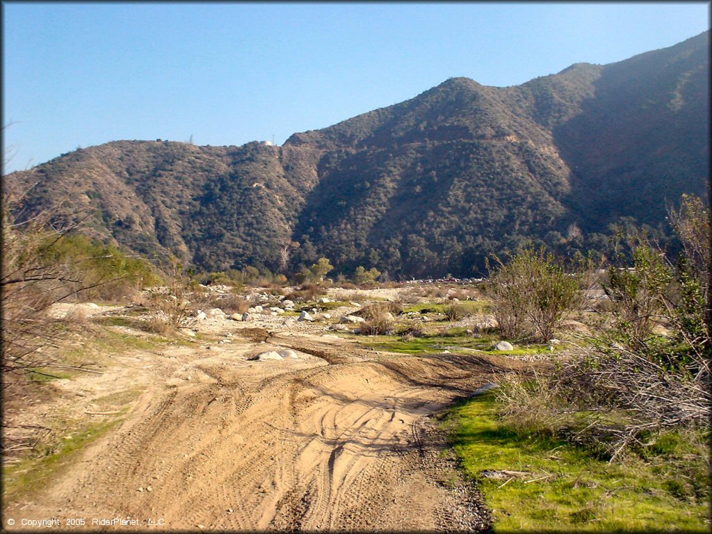 Terrain example at San Gabriel Canyon OHV Area