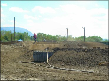 Off-Road Bike at Milestone Ranch MX Park Track