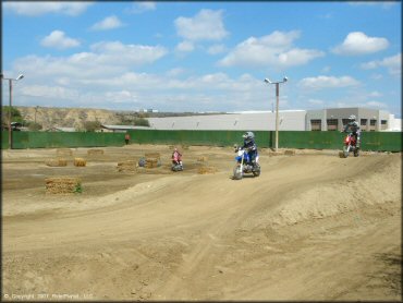 Yamaha YZ Dirt Bike at Milestone Ranch MX Park Track