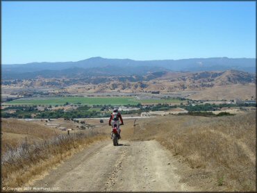 Honda CRF Off-Road Bike at Santa Clara County Motorcycle Park OHV Area