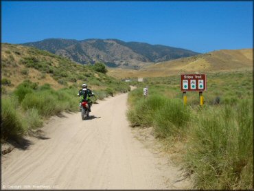 Honda CRF Off-Road Bike at Hungry Valley SVRA OHV Area