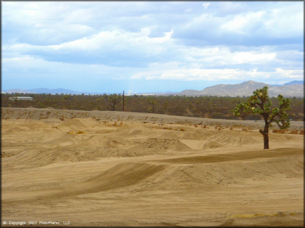 Some terrain at Adelanto Motorplex Track