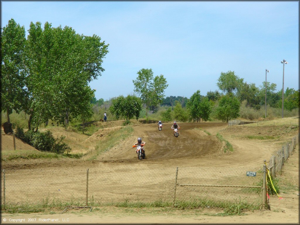 Honda CRF Motorcycle at Riverfront MX Park Track