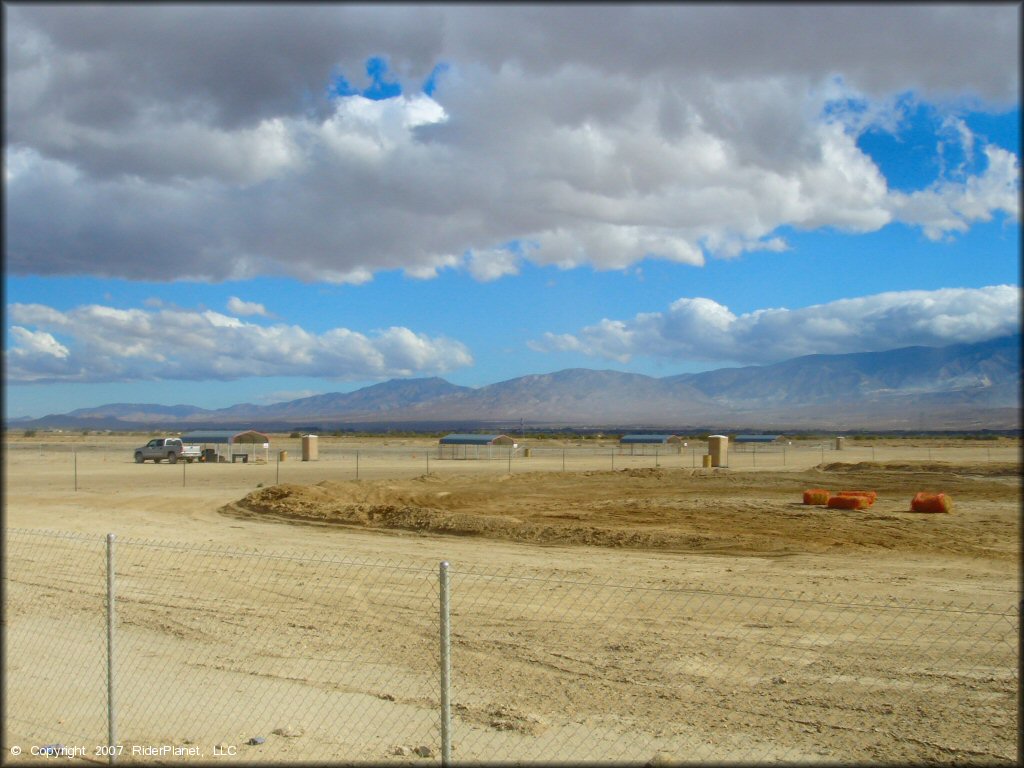 Scenic view of Lucerne Valley Raceway Track