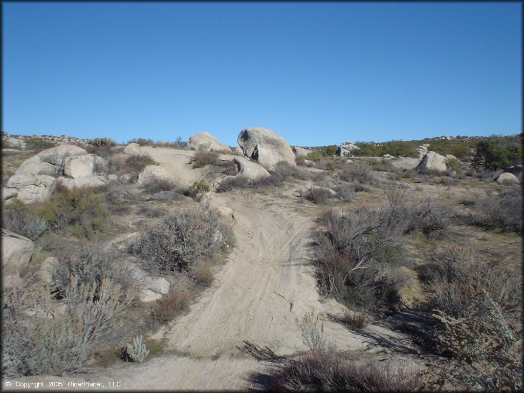 Some terrain at Lark Canyon OHV Area Trail
