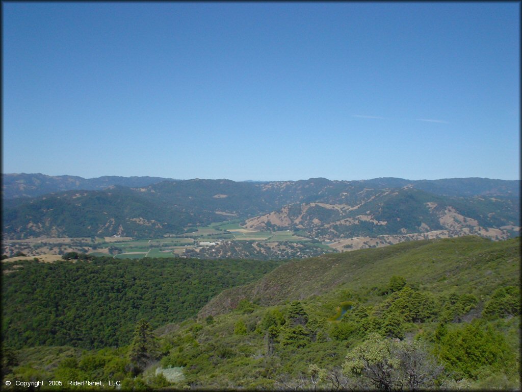 Scenic view at South Cow Mountain Trail