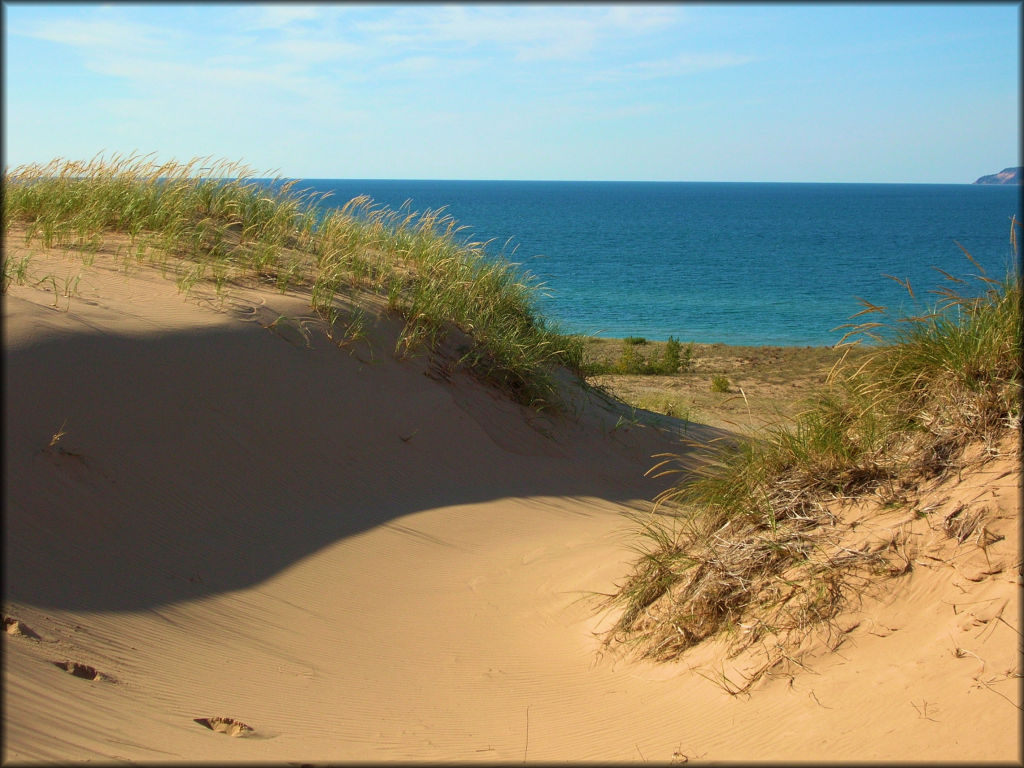 Sandy Dune At Sleeping Bear Dunes