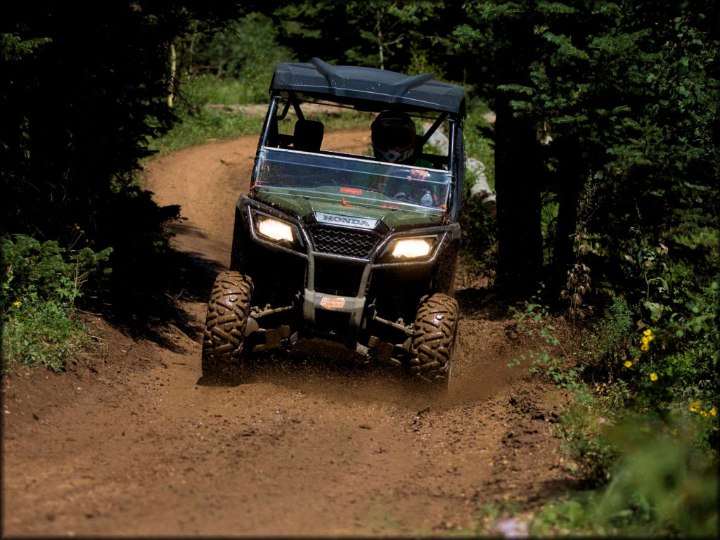 Honda UTV on Arapeen OHV Trail.