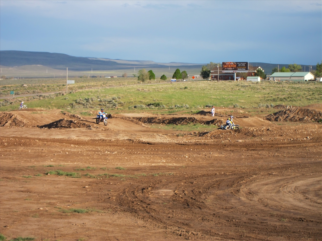 Close up shot of riders on Magic Valley MX.