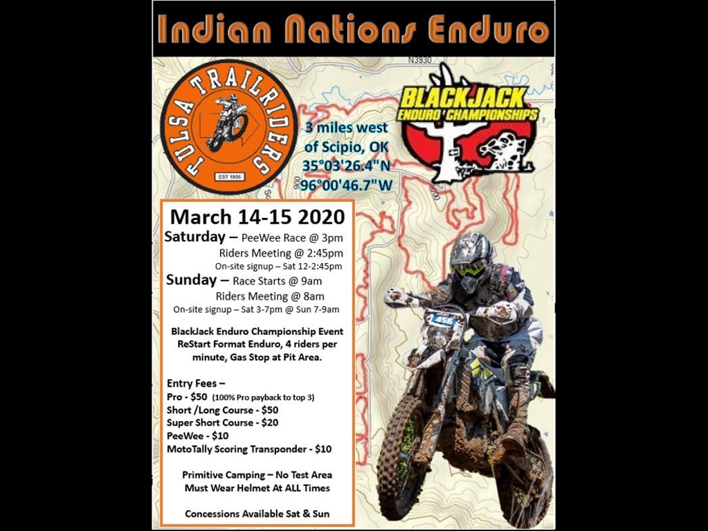 2020 Indian Nations Enduro Flyer
