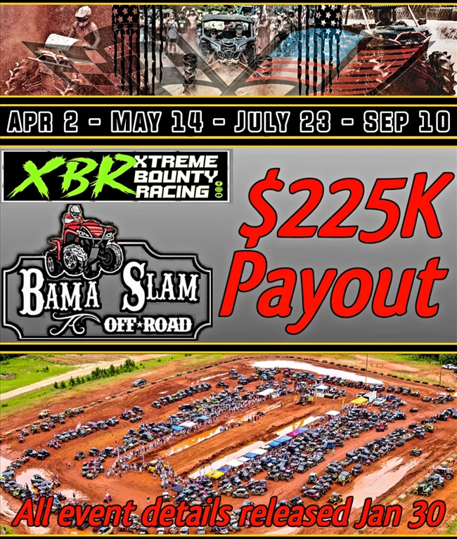 2022 Bama Mudfest World Championship Series Flyer