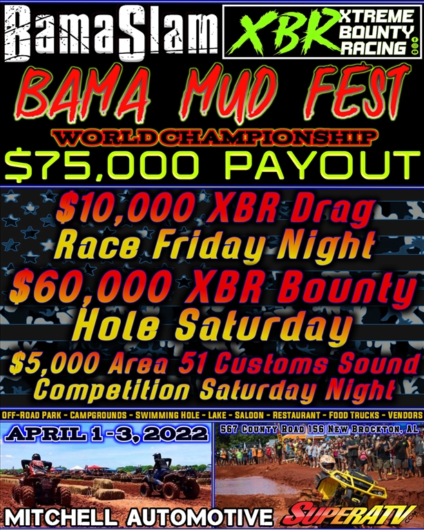 Round 1 2022 Bama Mudfest Flyer