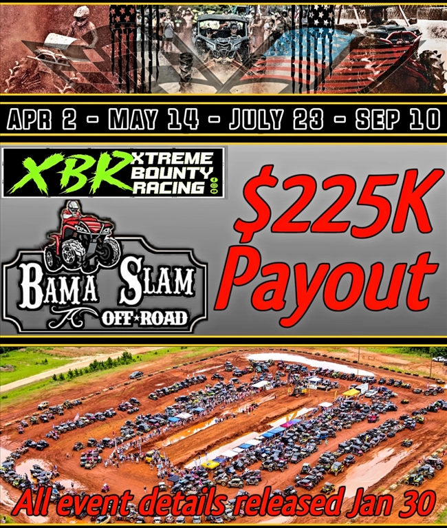 2022 Bama Slam World Mud Championship Series Flyer