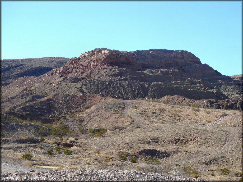 Scenic view at Robledo Mountains OHV Trail System