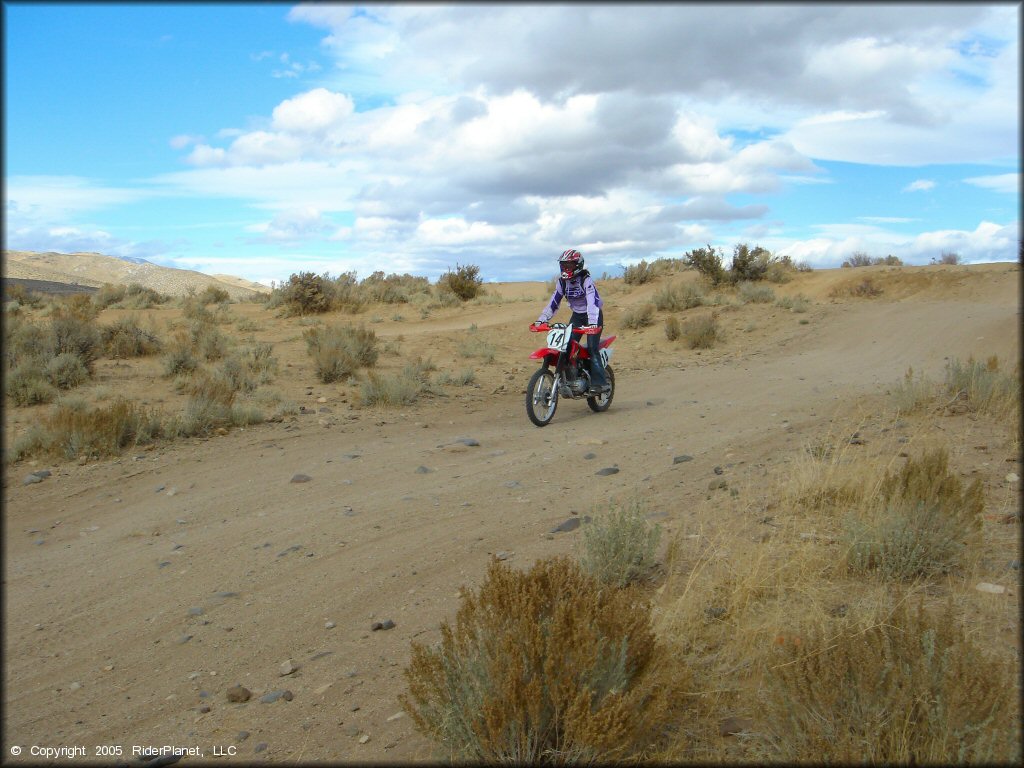 Honda CRF Trail Bike at Sunridge Track OHV Area