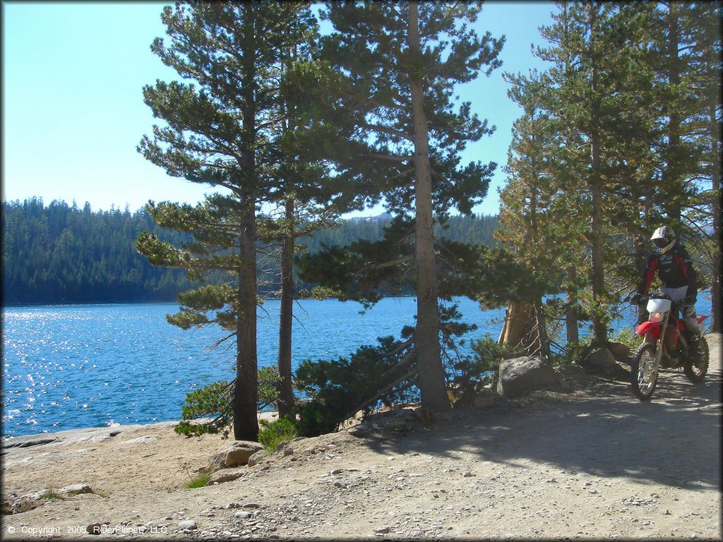 Honda CRF Motorcycle at Lower Blue Lake Trail