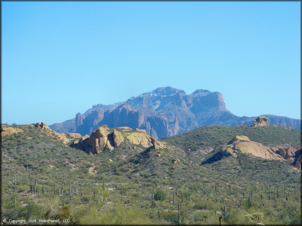 Scenic view of Bulldog Canyon OHV Area Trail