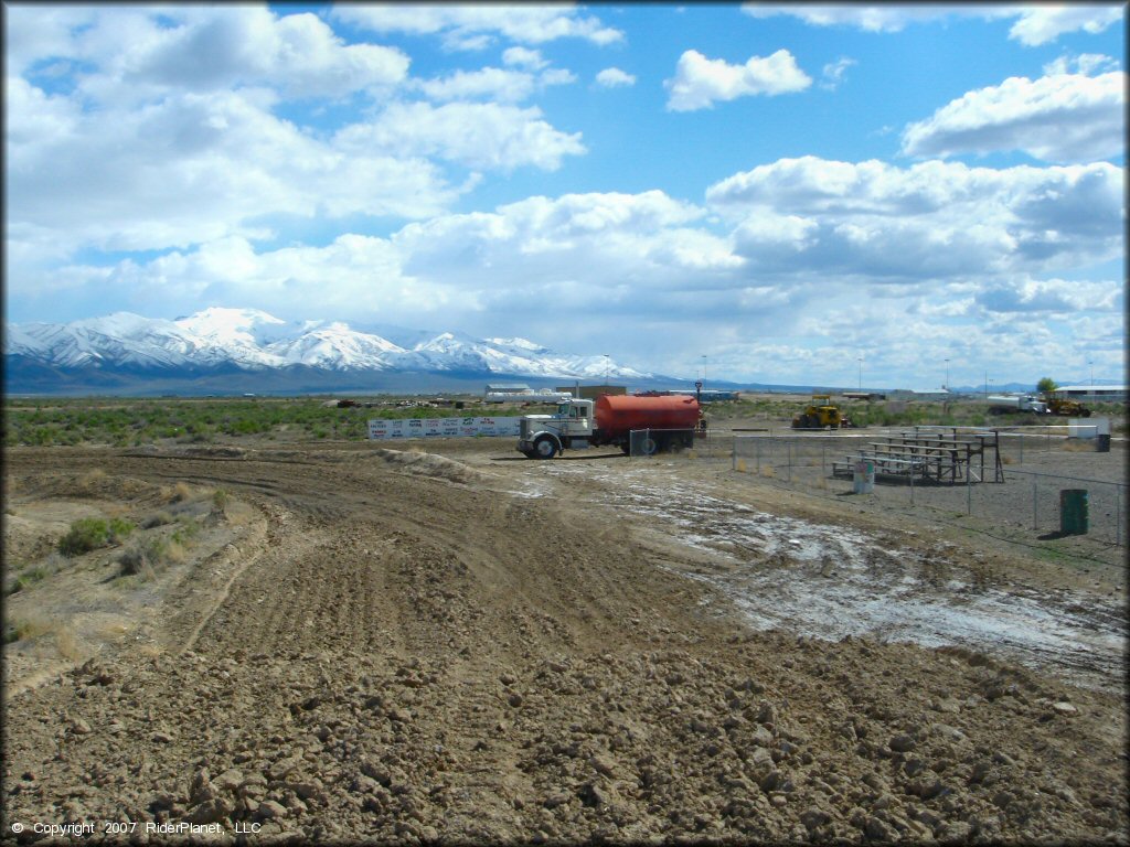 Scenic view at Battle Mountain MX Track