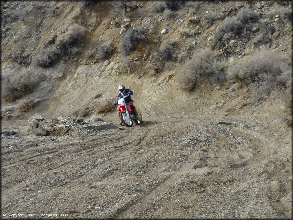 Honda CRF Dirt Bike at Old Sheep Ranch Trail
