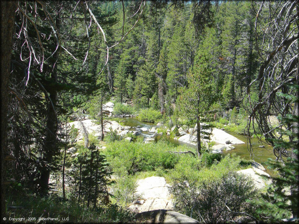 Scenic view at Lower Blue Lake Trail