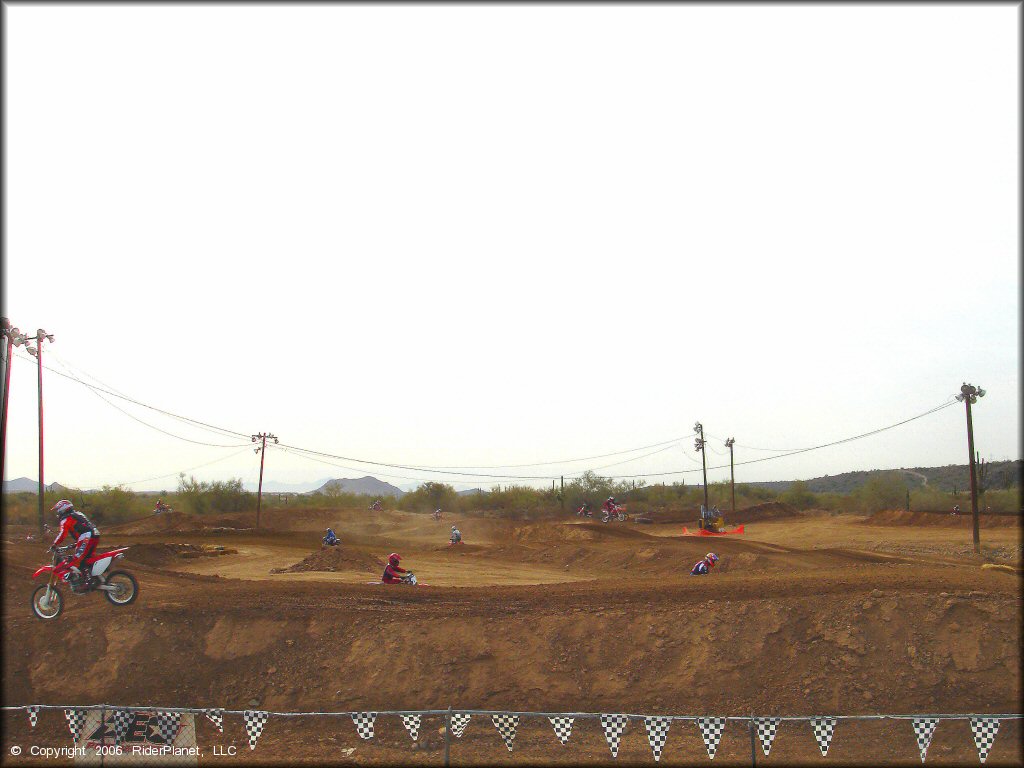 Honda CRF Dirt Bike at Canyon Motocross OHV Area